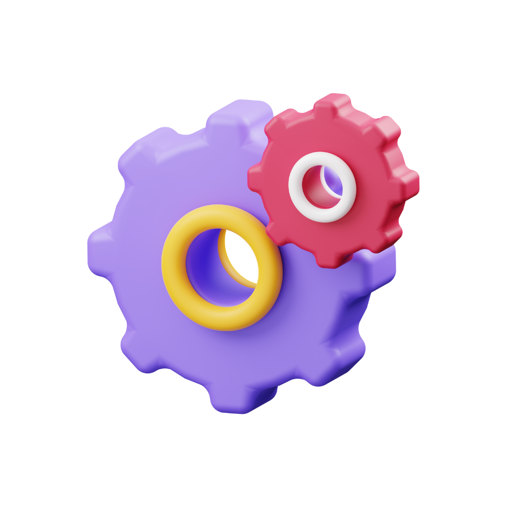 engrenage violet